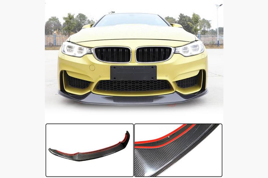 BMW 4-sarja F32/F33/F36 2012–2020 Etupuskurin lip-spoileri Lip V7 (F82/F83, hiilikuitu) Image