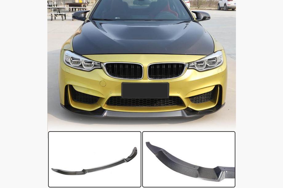 BMW 4-sarja F32/F33/F36 2012–2020 Etupuskurin lip-spoileri Lip V8 (F82/F83, hiilikuitu) Image