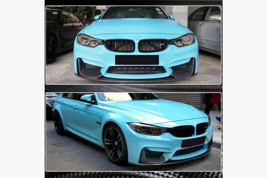 BMW 3-sarja F30/F31 2012–2019 Etuhelma etupuskuriin FRP V16 (F80) Kuva 4