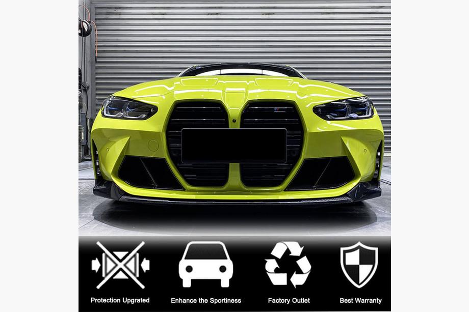 BMW 3-sarja G20/G21 2018– Etupuskurin lip-spoileri Lip V9 (G80, hiilikuitu) Kuva 2