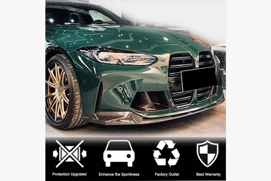BMW 4-sarja G22/23/26 2020– Etupuskurin lipspoileri Lip V3 (G82/G83, hiilikuitu) Kuva 3