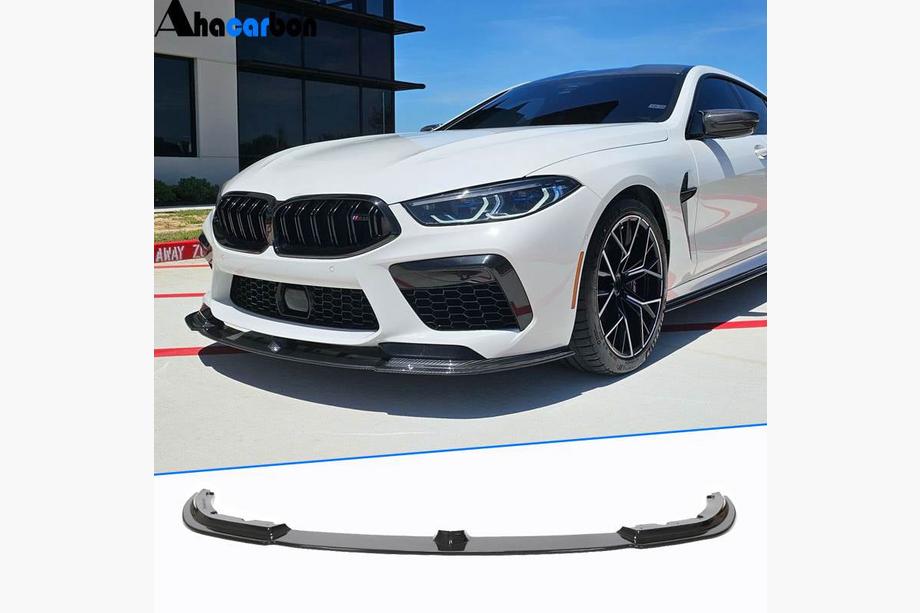 BMW 8-sarja G14/G15/G16 2018– Etupuskurin lip-spoileri (F91/F92/F93 M8, hiilikuitu) Kuva 1
