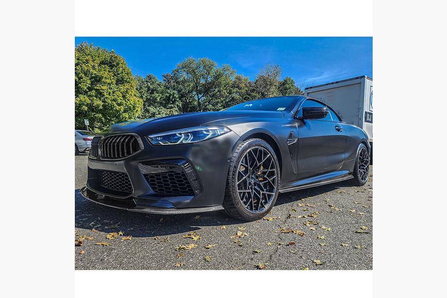 BMW 8-sarja G14/G15/G16 2018– Etupuskurin lip-spoileri (F91/F92/F93 M8, hiilikuitu) Kuva 8