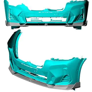 Etupuskurin lipa Lip (M-Sport 2022-2024, hiilikuitu) kuva 2