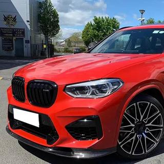 Etupuskurin lip-spoileri Lip V2 (F97 2018-2021, hiilikuitu) BMW X3 G01 2018– kuva 3