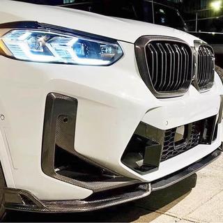 Etupuskurin lip-spoileri (F97 2022-2024, hiilikuitu) BMW X3 G01 2018– kuva 1