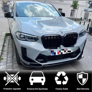 Etupuskurin lip-spoileri (F97 2022-2024, hiilikuitu) BMW X3 G01 2018– kuva 2