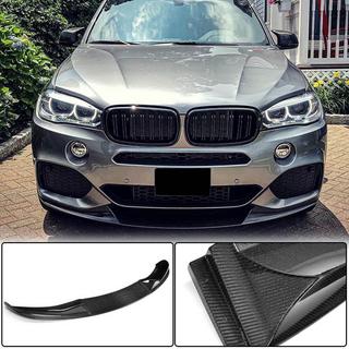 Etupuskurin lip-spoileri Lip (M-Sport, hiilikuitu) BMW X5 F15 2013–2018 kuva 1