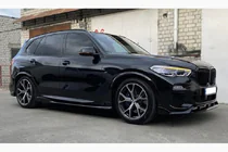 BMW X5 G05 2019–2026 Paradigm V-3 etupuskurin lip-spoileri (2018-2022, kiiltävän musta) kuva 2