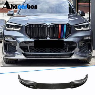 Etupuskurin lip-spoileri Paradigm V-4 (2018-2022, aito hiilikuitu) BMW X5 G05 2019–2026 kuva 1
