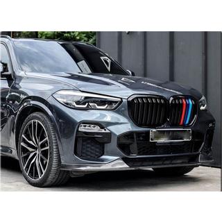 Etupuskurin lip-spoileri Paradigm V-4 (2018-2022, aito hiilikuitu) BMW X5 G05 2019–2026 kuva 2