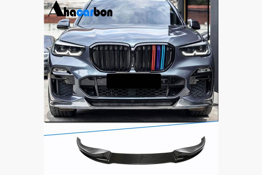BMW X5 G05 2019–2026 Etupuskurin lip-spoileri Paradigm V-4 (2018-2022, aito hiilikuitu) Image