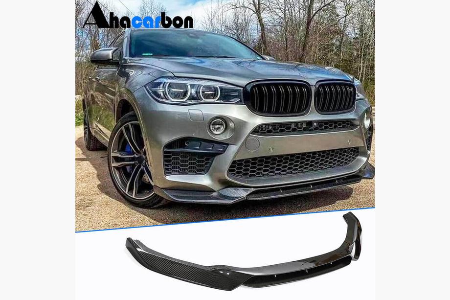 BMW X5 F15 2013–2018 Etupuskurin lip-spoileri Lip V1 (F85, hiilikuitu) Image