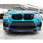 BMW X6 F16 2014–2019 Etupuskurin lip-spoileri Lip V2 (F86, hiilikuitu) kuva 6