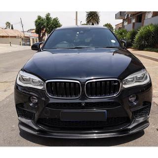 Etupuskurin lip-spoileri Lip V2 (F86, hiilikuitu) BMW X6 F16 2014–2019 kuva 4