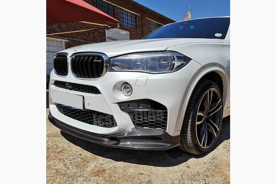 BMW X6 F16 2014–2019 Etupuskurin lip-spoileri Lip V2 (F86, hiilikuitu) Image