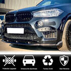 BMW X6 F16 2014–2019 Etupuskurin lip-spoileri Lip V3 (F86, hiilikuitu) kuva 4