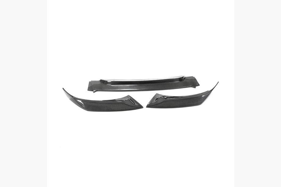 BMW X6 F16 2014–2019 Etupuskurin lip-spoileri Lip V2 (Base, hiilikuitu) Image