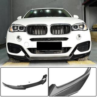 Etupuskurin lip-spoileri Lip (M-Sport, hiilikuitu) BMW X6 F16 2014–2019 kuva 1