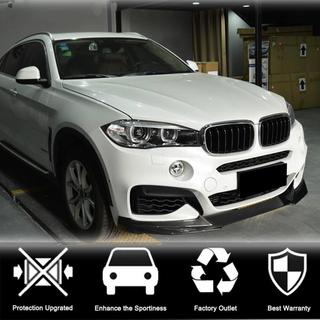 Etupuskurin lip-spoileri Lip (M-Sport, hiilikuitu) BMW X6 F16 2014–2019 kuva 2