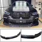 BMW X6 G06 2019–2027 Etupuskurin lip Spoileri (M-Sport 2018-2022, hiilikuitu) kuva 1