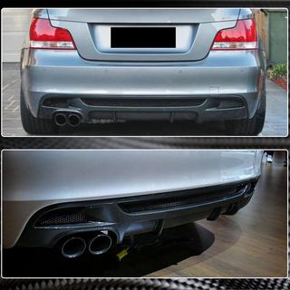 Takapuskurin diffuusori V1 (E82/E88 M-Sport, hiilikuitu) BMW 1-sarja E81/E82/E87/E88 2004–2011 kuva 4