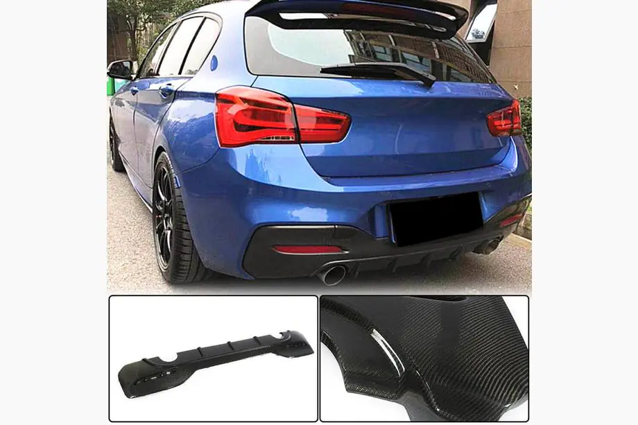 BMW 1-sarja F20/F21 2011–2019 Takapuskurin diffuusori (M-Sport 2015-2019, hiilikuitu) Image