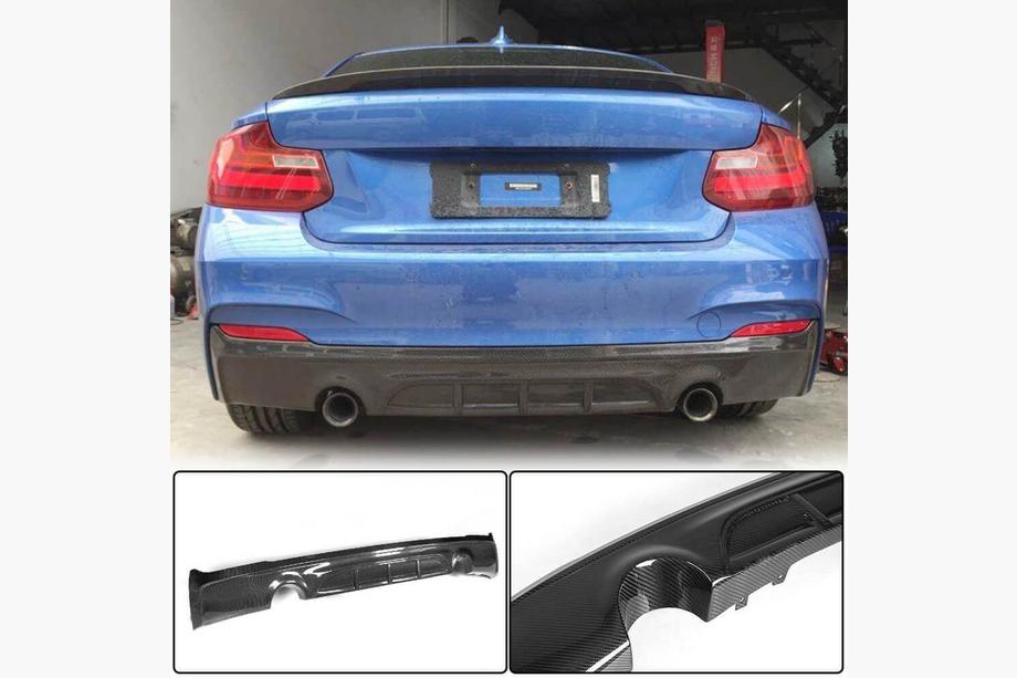 BMW 2-sarja F22/F23 2014–2021 Takapuskurin diffuusori V1 (F22/F23 M-Sport, hiilikuitu) Image