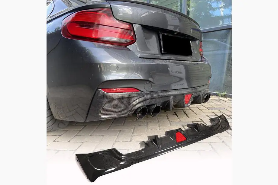 BMW 2-sarja F22/F23 2014–2021 Takapuskurin diffuusori V2 (F22/F23 M-Sport, hiilikuitu) Image