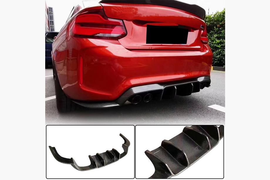 BMW 2-sarja F22/F23 2014–2021 Takapuskurin diffuusori V1 (F87 M2/M2C, hiilikuitu) Image
