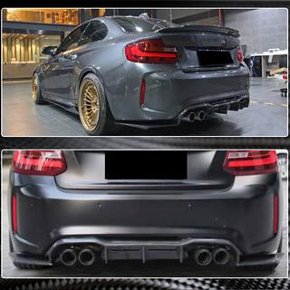 Takapuskurin diffuusori V3 (F87 M2/M2C, hiilikuitu) BMW 2-sarja F22/F23 2014–2021 kuva 3