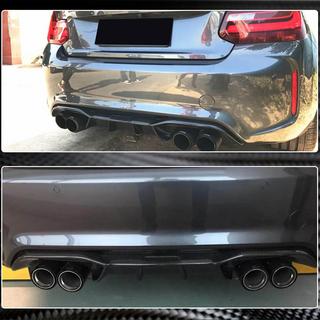 Takapuskurin diffuusori V4 (F87 M2/M2С, hiilikuitu) BMW 2-sarja F22/F23 2014–2021 kuva 4
