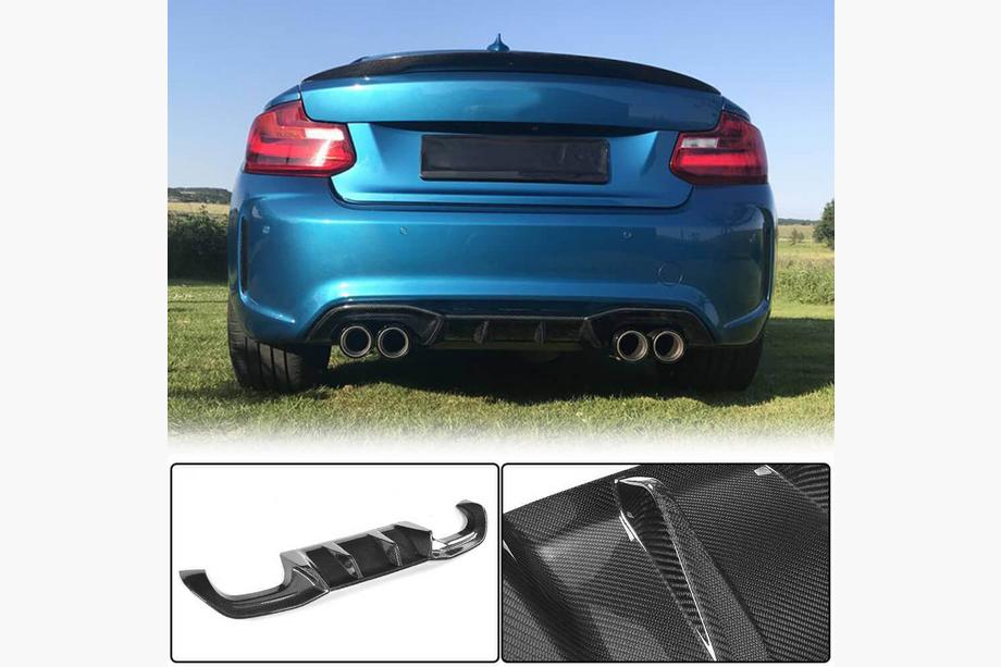 BMW 2-sarja F22/F23 2014–2021 Takapuskurin diffuusori V6 (F87 M2/M2С, hiilikuitu) Image