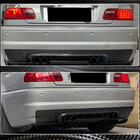 BMW 3-sarja E46 1998–2006 Takapuskurin diffuusori V1 (M3:lle, hiilikuitu) kuva 3