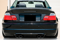 BMW 3-sarja E46 1998–2006 Takapuskurin diffuusori V2 (M3, hiilikuitu) kuva 1