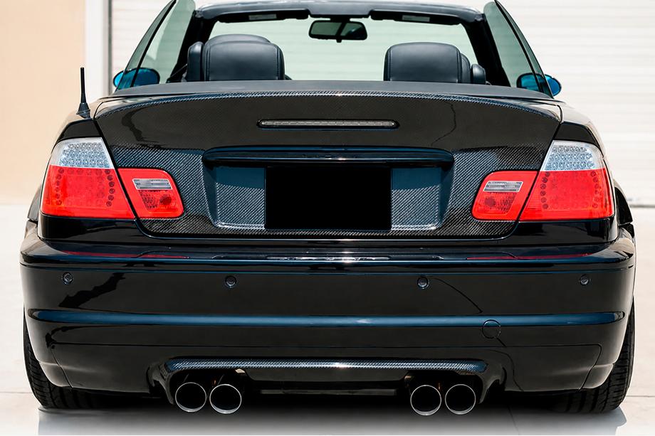 BMW 3-sarja E46 1998–2006 Takapuskurin diffuusori V2 (M3, hiilikuitu) Image