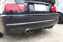 BMW 3-sarja E46 1998–2006 Takapuskurin diffuusori V3 (M3, hiilikuitu) kuva 2