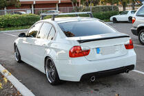 BMW 3-sarja E90/E91 2005–2011 Takapuskurin diffuusori V3 (E90 M-Sport, hiilikuitu) kuva 3