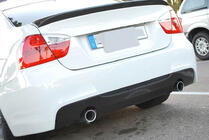 BMW 3-sarja E90/E91 2005–2011 Takapuskurin diffuusori V3 (E90 M-Sport, hiilikuitu) kuva 4