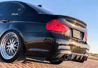 BMW 3-sarja E90/E91 2005–2011 Takapuskurin diffuusori V1 (E90 M-Sport, hiilikuitu) kuva 3