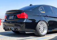 BMW 3-sarja E90/E91 2005–2011 Takapuskurin diffuusori V1 (E90 M-Sport, hiilikuitu) kuva 5