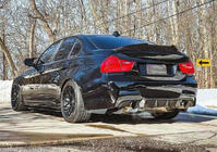 BMW 3-sarja E90/E91 2005–2011 Takapuskurin diffuusori FRP V4 (E90 M Sport) kuva 2