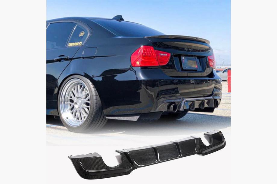 BMW 3-sarja E90/E91 2005–2011 Takapuskurin diffuusori FRP V4 (E90 M Sport) Image