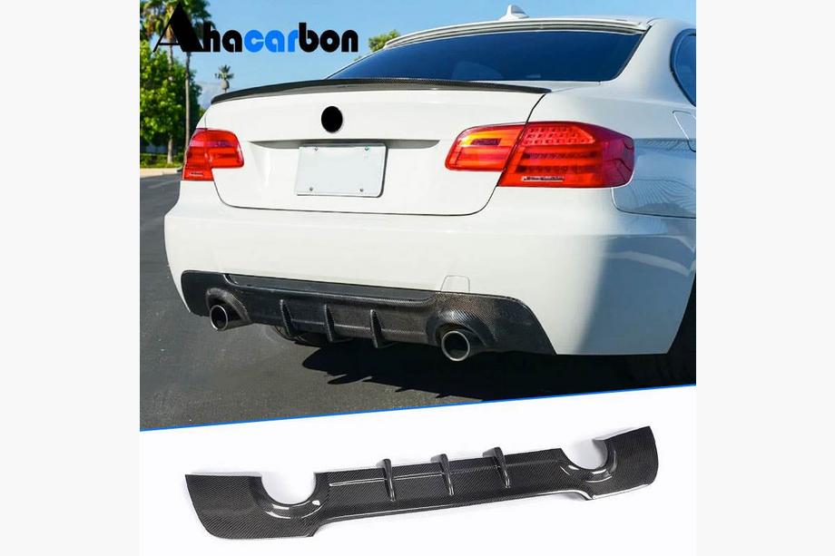 BMW 3-sarja E92/E93 2006–2013 Takapuskurin diffuusori V2 (M-Sport, hiilikuitu) Image