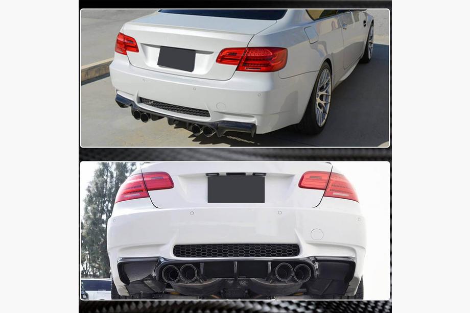 BMW 3-sarja E90/E91 2005–2011 Takapuskurin diffuusori FRP V5 (E92/E93 M3) Image