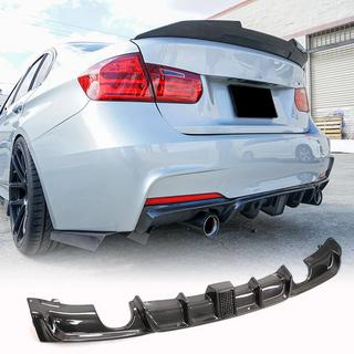 Takapuskurin diffuusori V2 (F30 M-Sport, hiilikuitu) BMW 3-sarja F30/F31 2012–2019 kuva 1