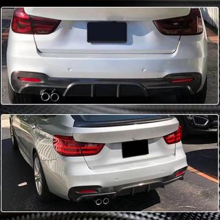 Takapuskurin diffuusori V1 (M-Sport, hiilikuitu) BMW 3-sarja F34 2013–2020 kuva 4