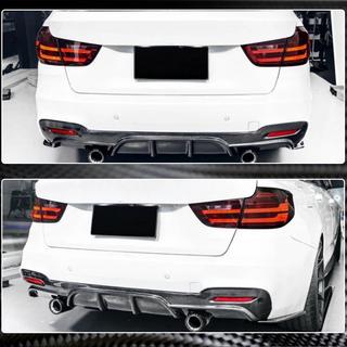 Takapuskurin diffuusori V2 (M-Sport, hiilikuitu) BMW 3-sarja F34 2013–2020 kuva 4
