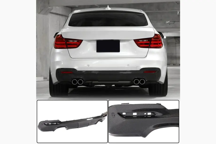 BMW 3-sarja F34 2013–2020 Takapuskurin diffuusori V3 (M-Sport, hiilikuitu) Image