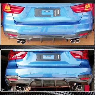 Takapuskurin diffuusori V4 (M-Sport, hiilikuitu) BMW 3-sarja F34 2013–2020 kuva 4